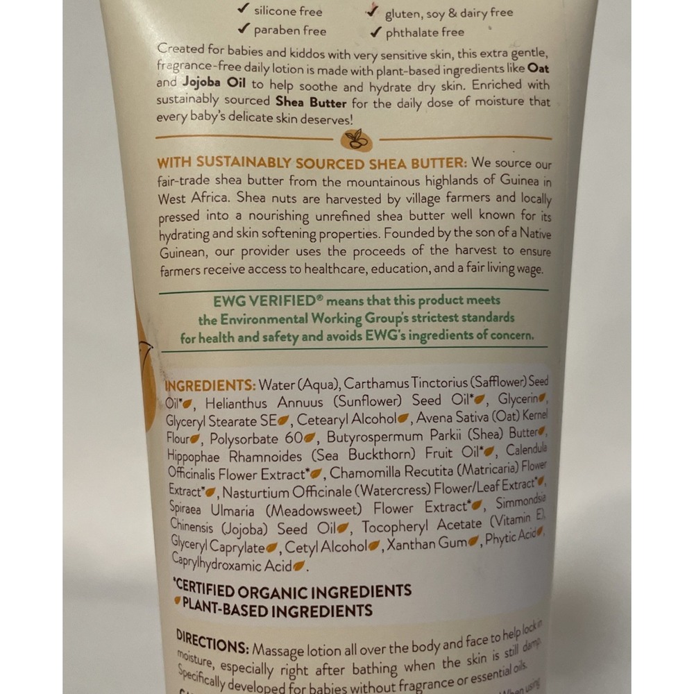 BABO Botanicals Sensitive Baby Fragrance-Free Lotion 8oz EXP 8/2028 NEW & SEALED - Picture 6 of 7